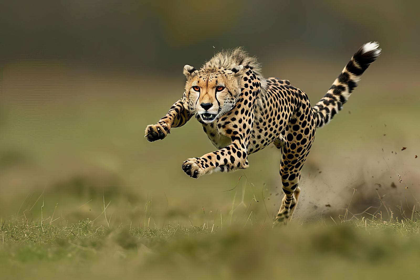 photographing a cheetah at full speed