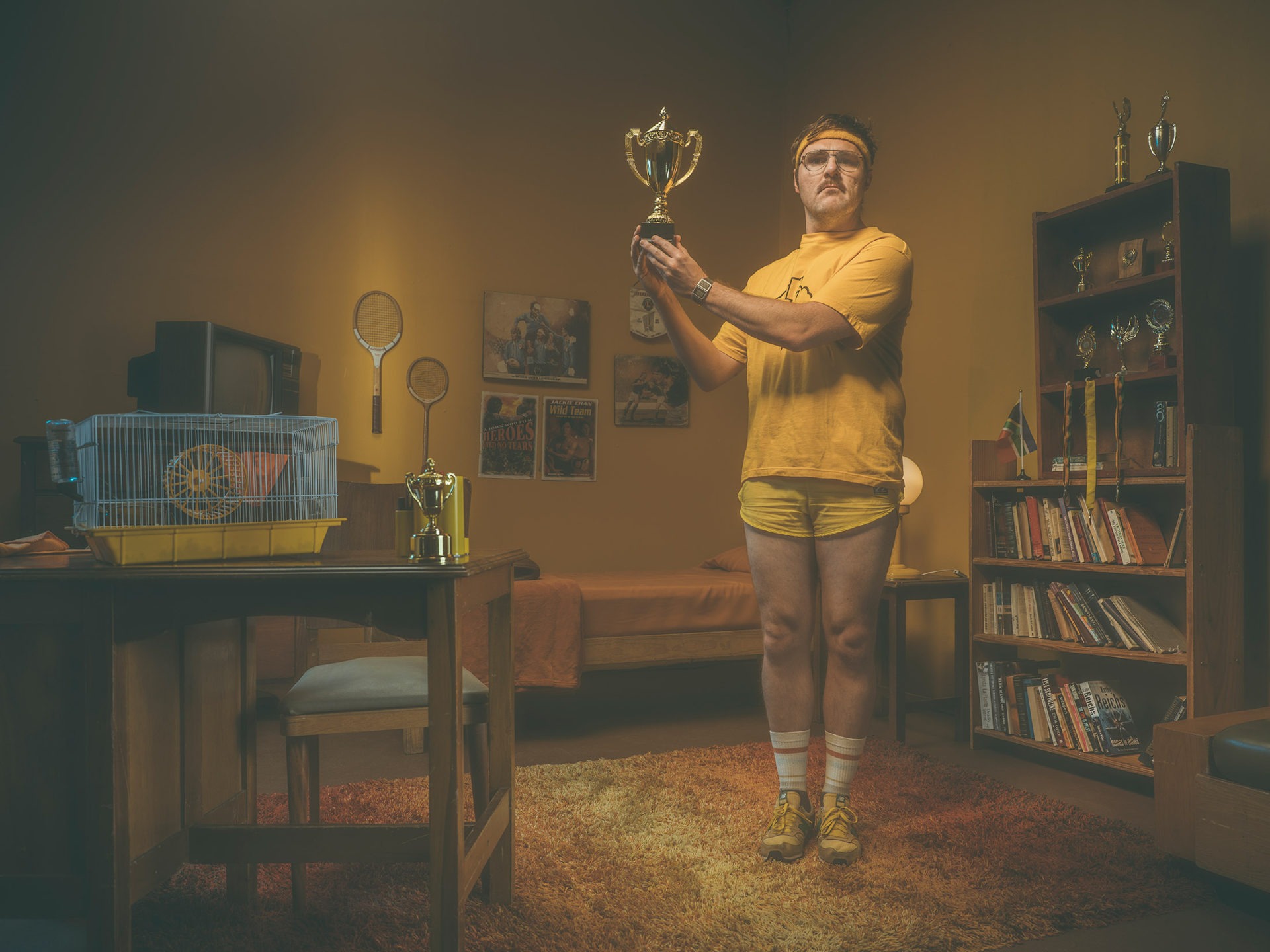 musician bouwer bosch photo with trophies