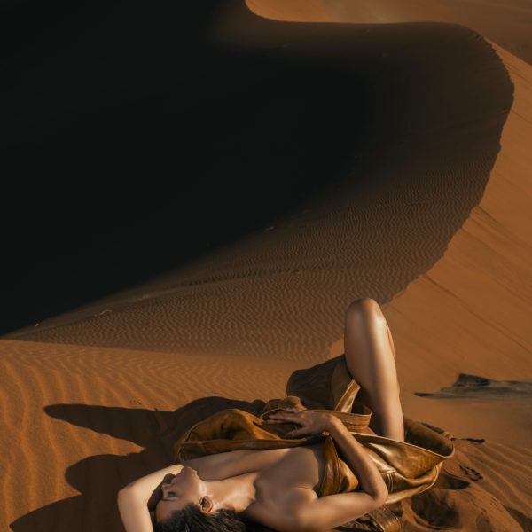 Shooting in Sossusvlei Namibia