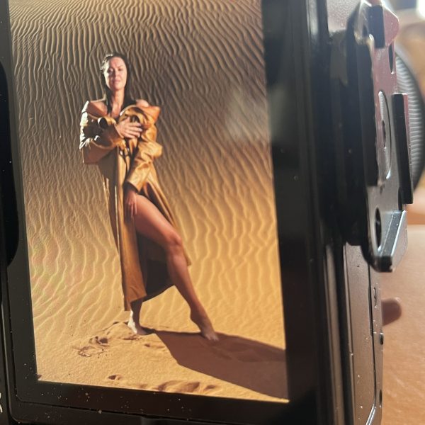 Shooting in Sossusvlei Namibia