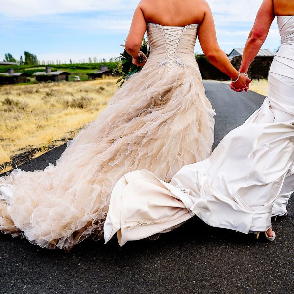 Angelique and Sarah's wedding at Cave B Inn & Spa in Quincy, Washington.