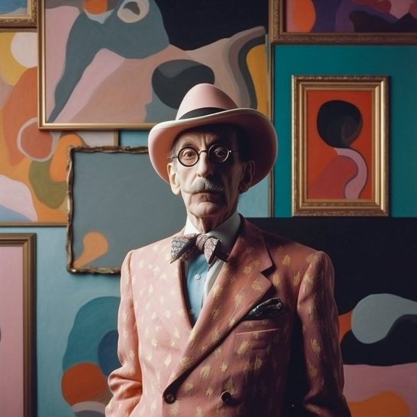 In the heart of Paris, where artistic souls congregated, there lived a man whose essence was int